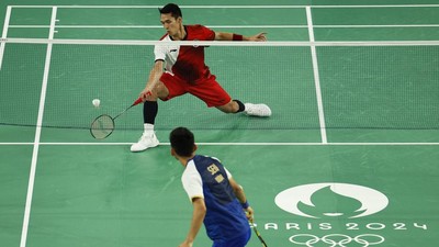 Usai Sudah Harapan Jonatan dari Bulutangkis Tunggal Putra Olimpiade 2024